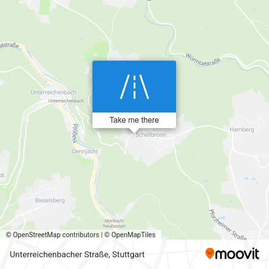 Карта Unterreichenbacher Straße