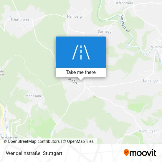 Карта Wendelinstraße