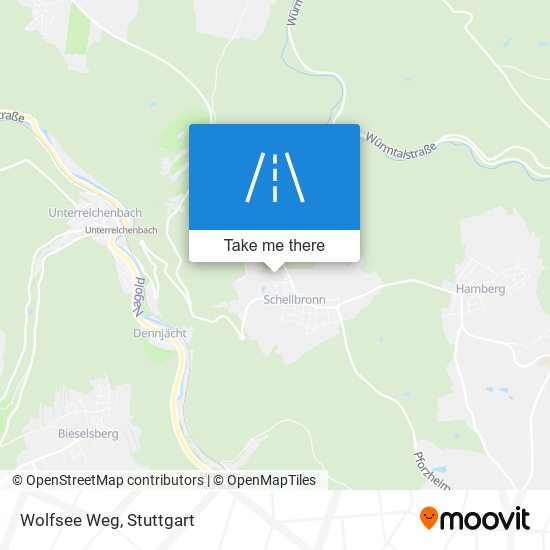 Карта Wolfsee Weg