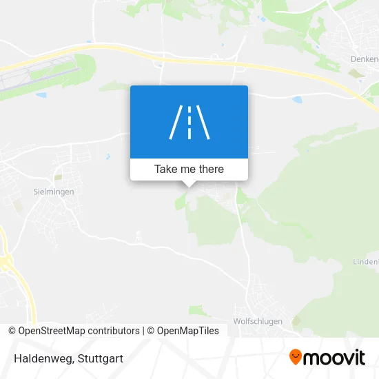 Haldenweg map