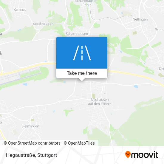 Карта Hegaustraße