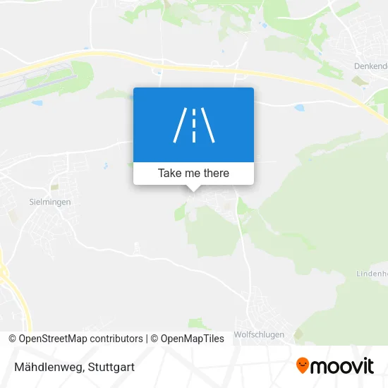Карта Mähdlenweg