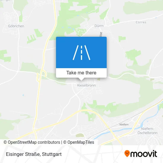 Карта Eisinger Straße