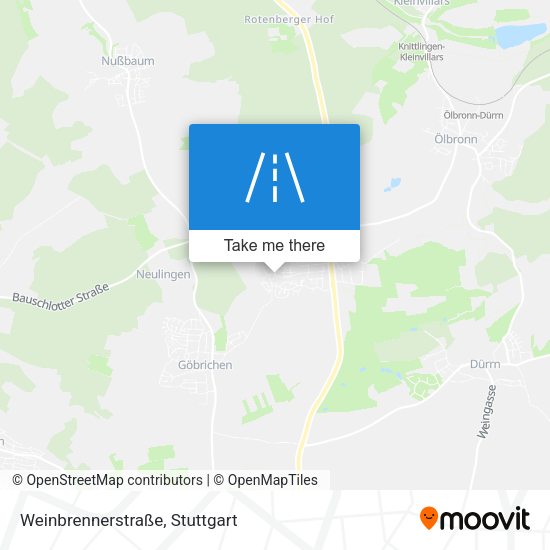Weinbrennerstraße map