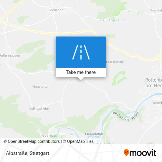 Карта Albstraße