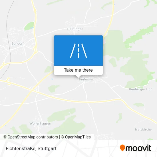 Карта Fichtenstraße