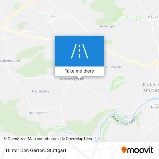 Hinter Den Gärten map