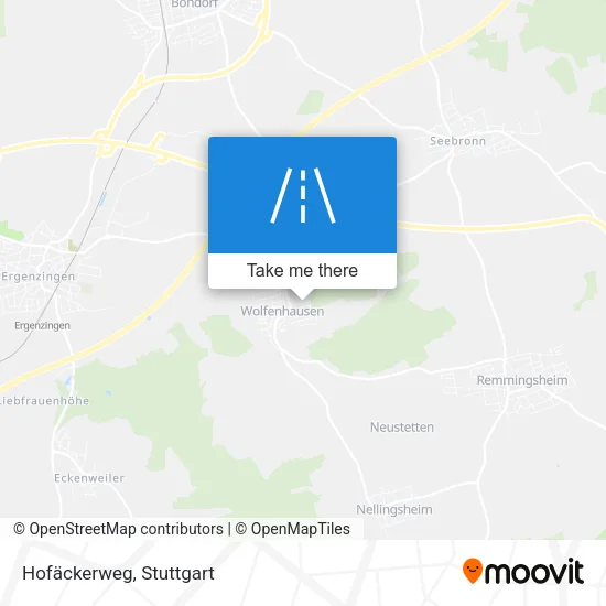 Карта Hofäckerweg