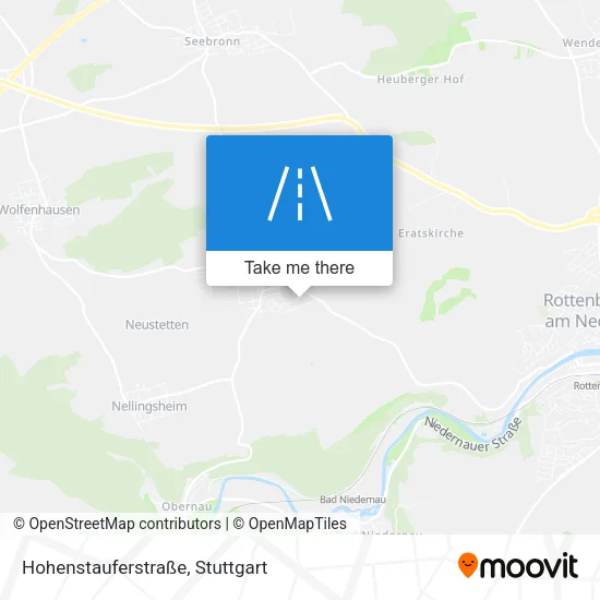 Карта Hohenstauferstraße