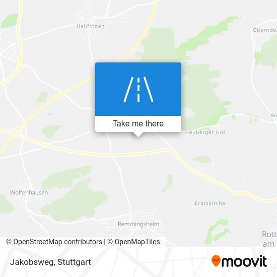 Карта Jakobsweg