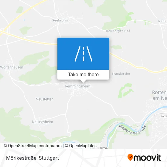 Карта Mörikestraße