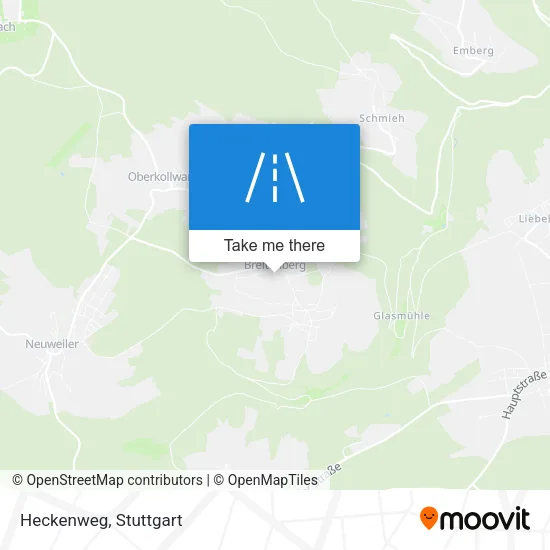 Карта Heckenweg
