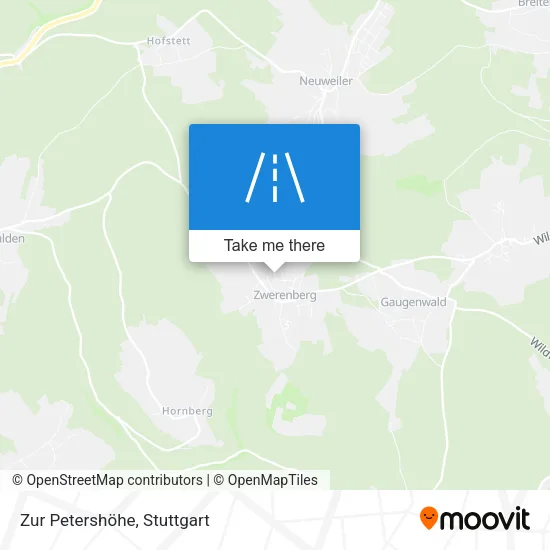 Карта Zur Petershöhe