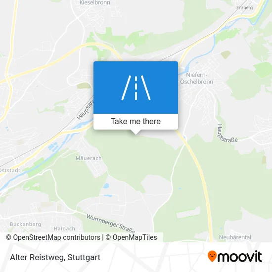 Карта Alter Reistweg