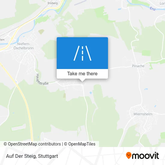 Карта Auf Der Steig