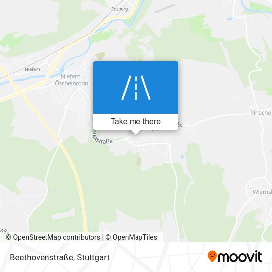 Beethovenstraße map