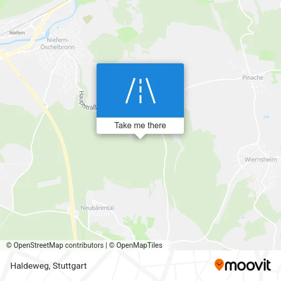 Карта Haldeweg
