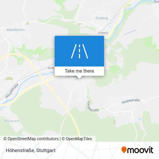Höhenstraße map