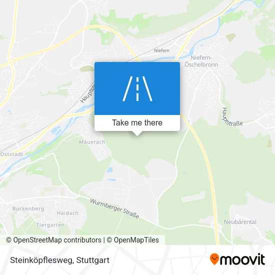 Карта Steinköpflesweg