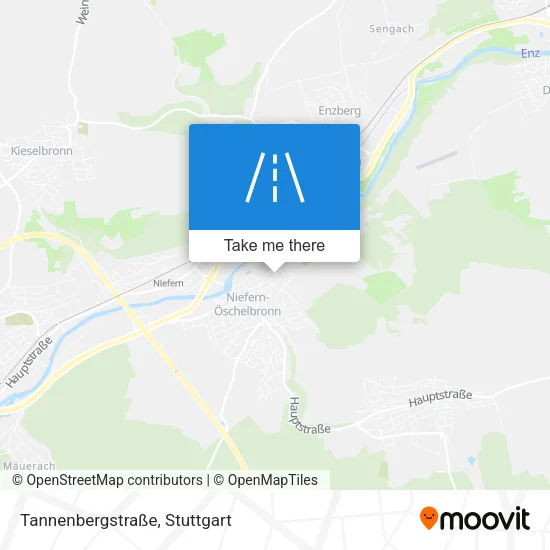 Карта Tannenbergstraße