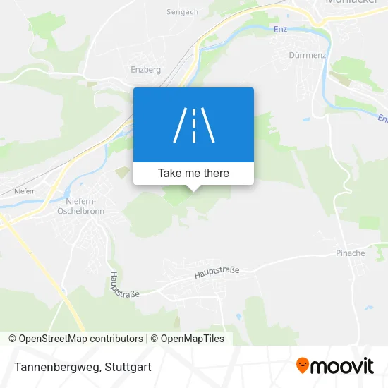 Карта Tannenbergweg
