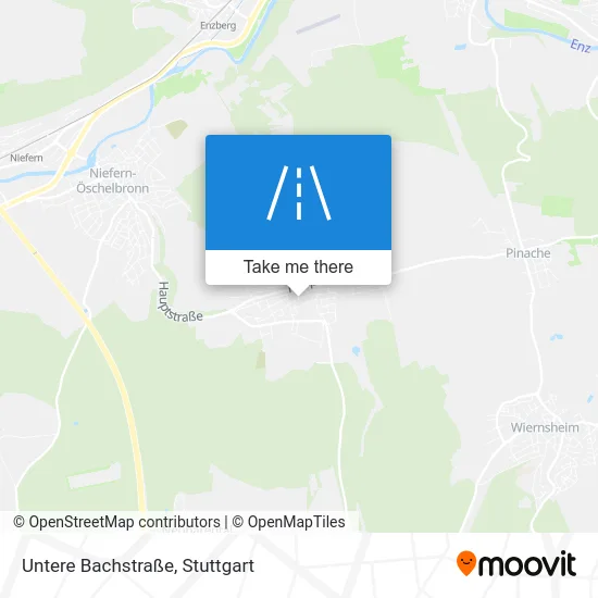 Карта Untere Bachstraße