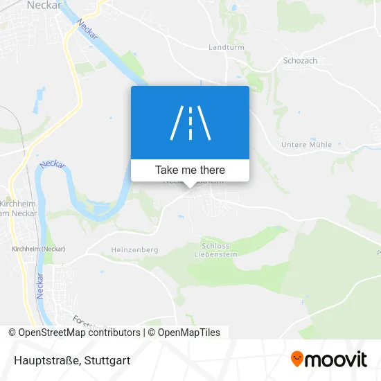 Карта Hauptstraße