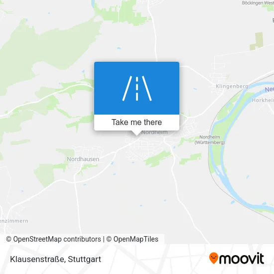 Карта Klausenstraße