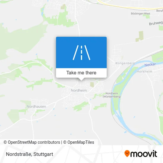 Карта Nordstraße