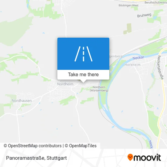 Карта Panoramastraße