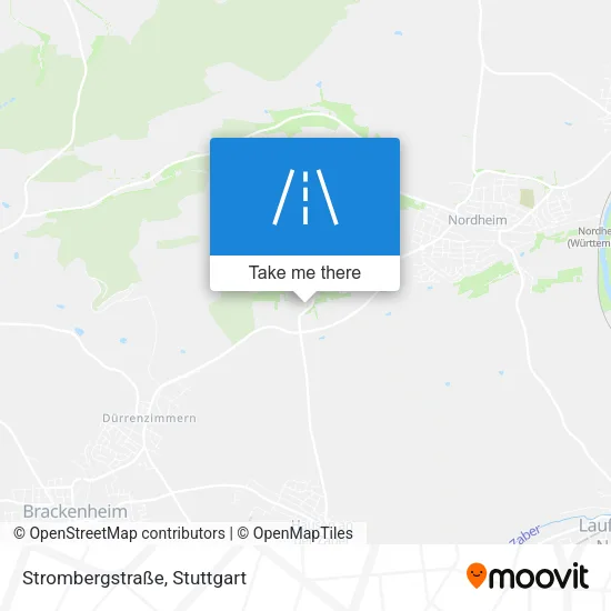 Карта Strombergstraße