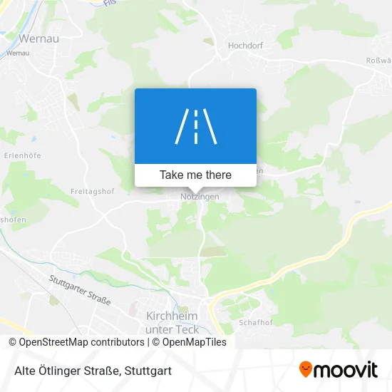 Карта Alte Ötlinger Straße
