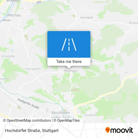 Карта Hochdorfer Straße