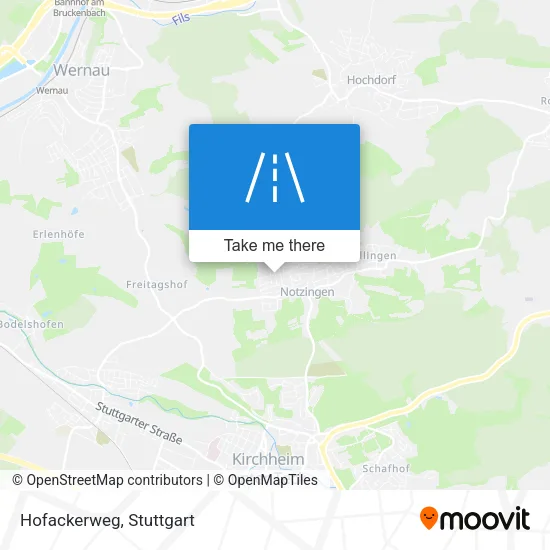 Карта Hofackerweg