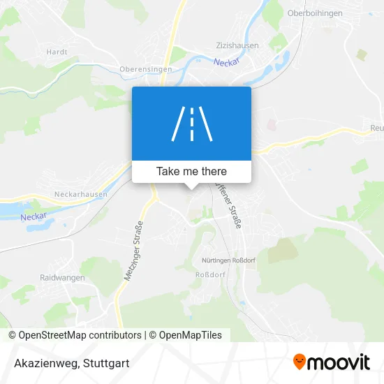 Карта Akazienweg