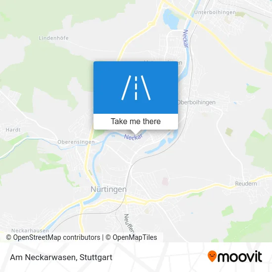 Карта Am Neckarwasen
