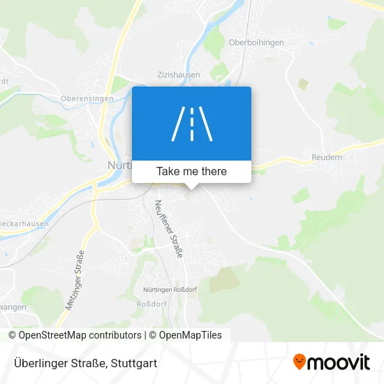 Карта Überlinger Straße