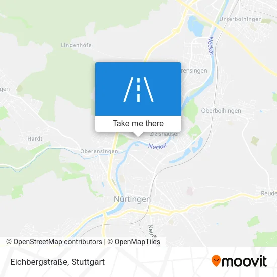 Карта Eichbergstraße