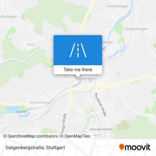 Galgenbergstraße map