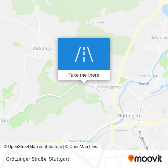 Grötzinger Straße map