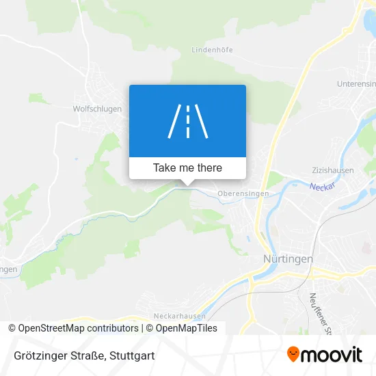 Grötzinger Straße map
