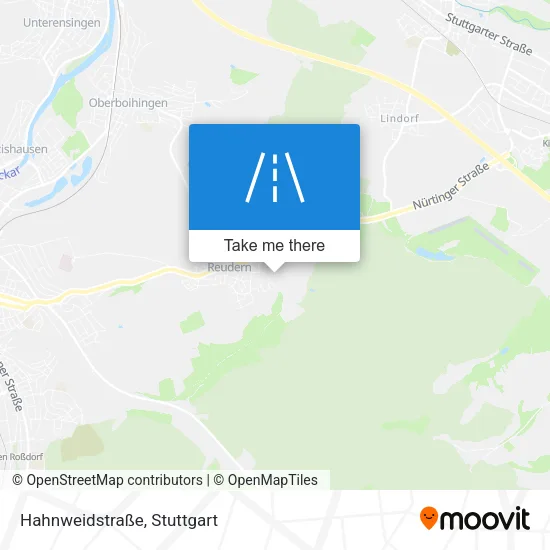 Hahnweidstraße map