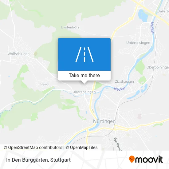 In Den Burggärten map