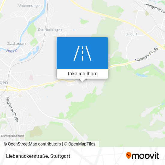 Liebenäckerstraße map