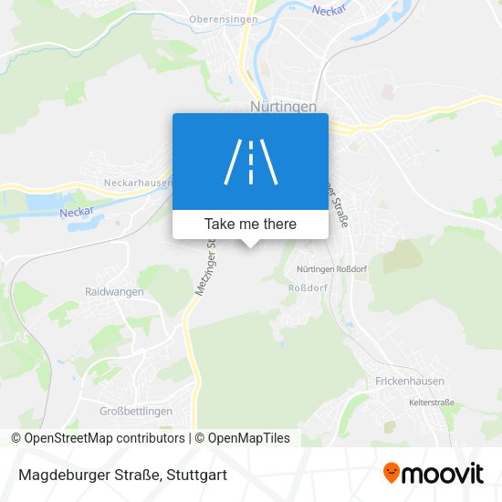 Карта Magdeburger Straße
