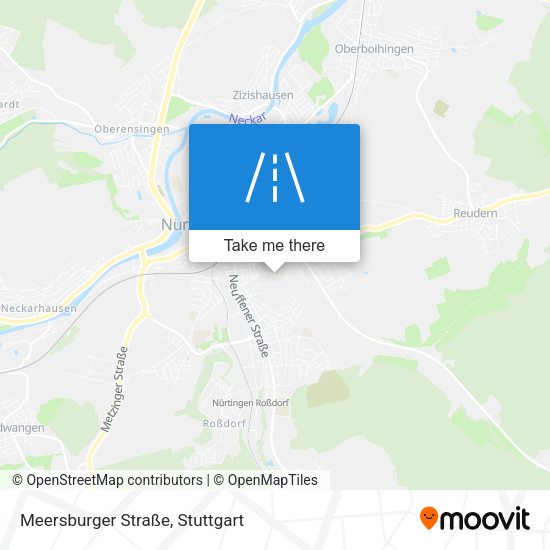 Meersburger Straße map