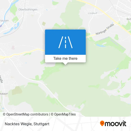 Карта Nacktes Wegle