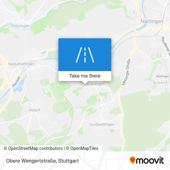 Obere Wengertstraße map