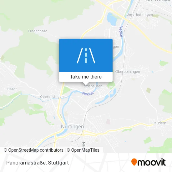 Карта Panoramastraße