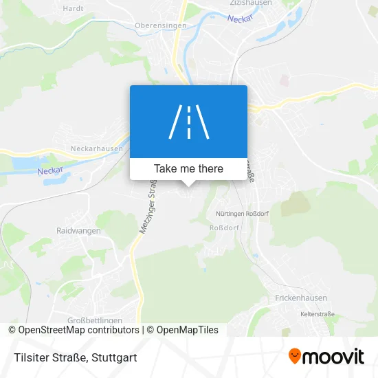 Карта Tilsiter Straße